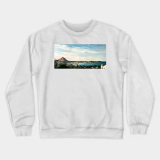 JAVEA AND MOUNTAIN MONTGO VIEWD FROM PORTITXOL. Crewneck Sweatshirt